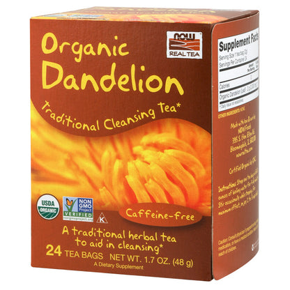 Dandelion Tea, Organic - 24 Tea Bags