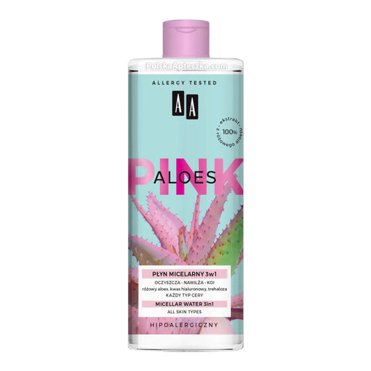 AA Pink Aloe Micellar Water 3-in-1, 400ml