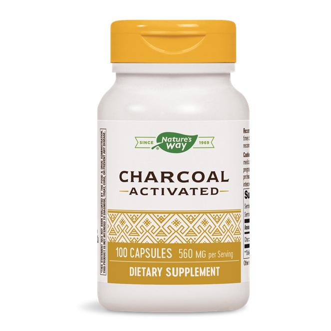 Charcoal Activated | Węgiel aktywowany 560mg, 100 capsules