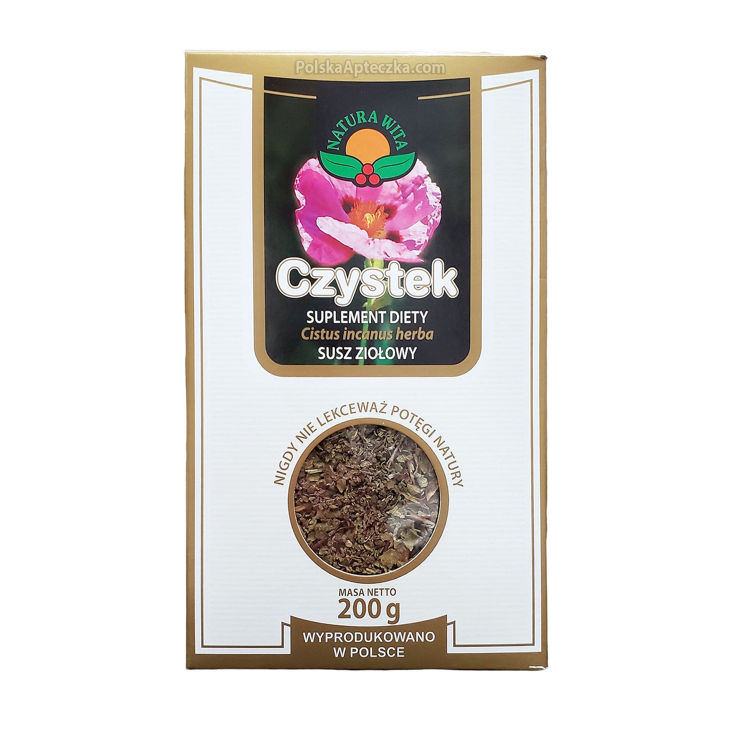 Czystek - Cistus Herb (Cistus Incanus) Dried Herbal Tea, Natura Wita