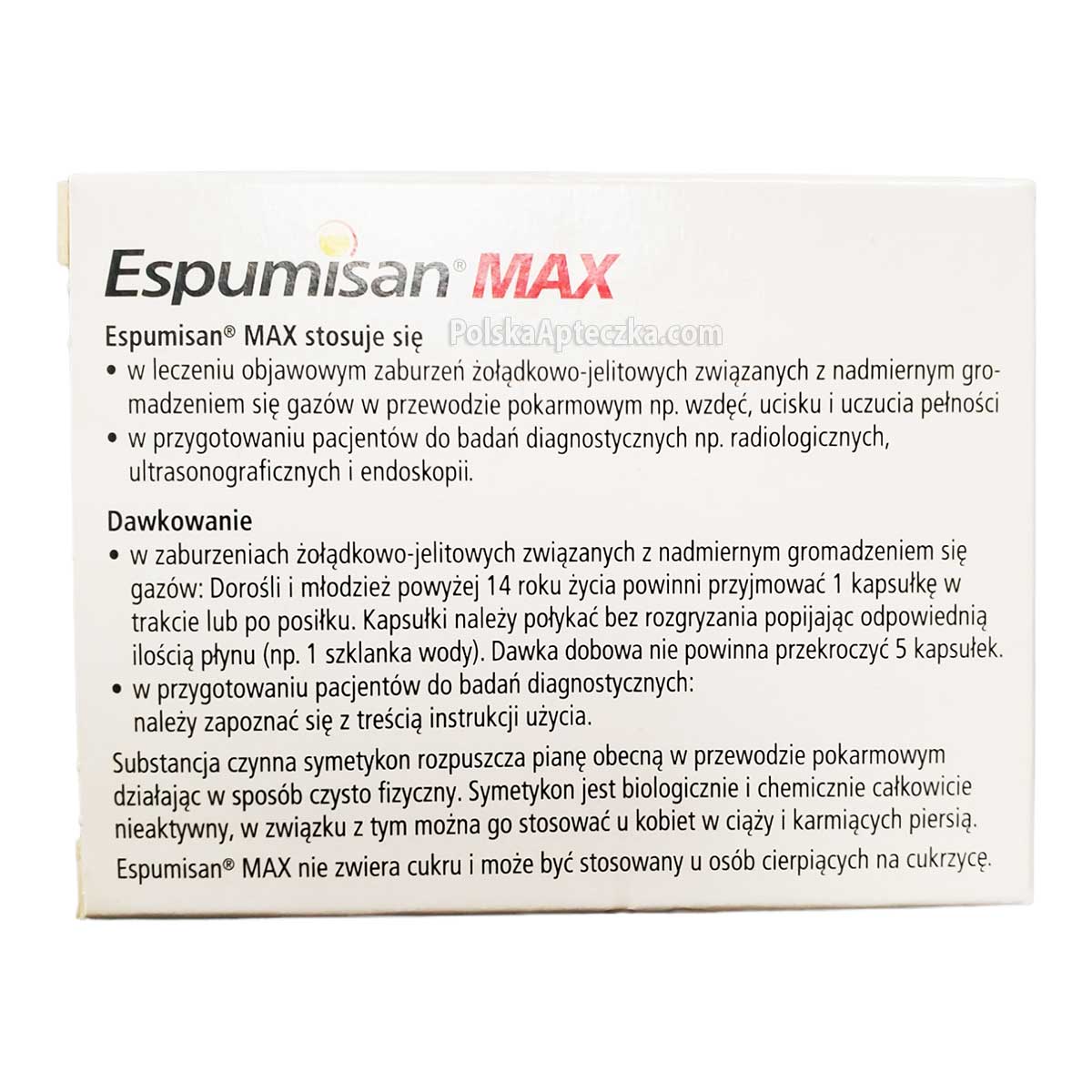 espumisan max 20 capsules