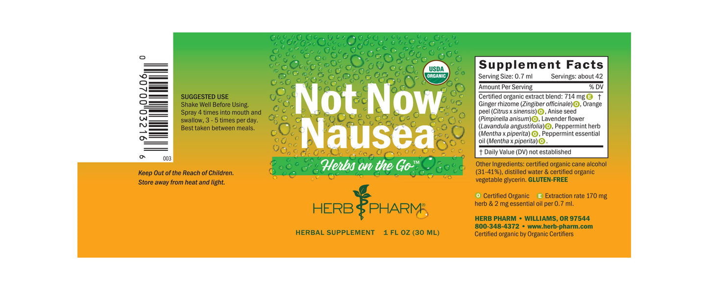 Not Now Nausea Oral spray, 30ml