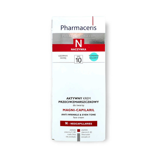 Pharmaceris N Magni-Capilaril, aktywny krem przeciwzmarszczkowy, SPF 10, 50 ml