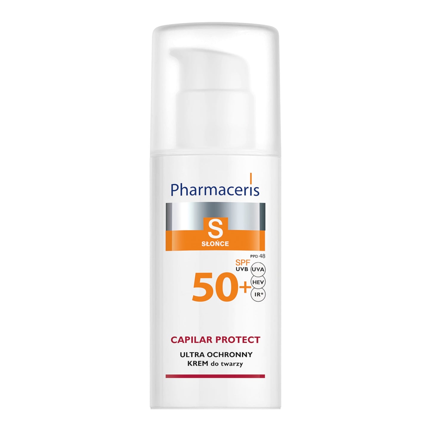 Pharmaceris S Krem ochronny SPF 50 do skóry naczynkowej i z trądzikiem różowatym