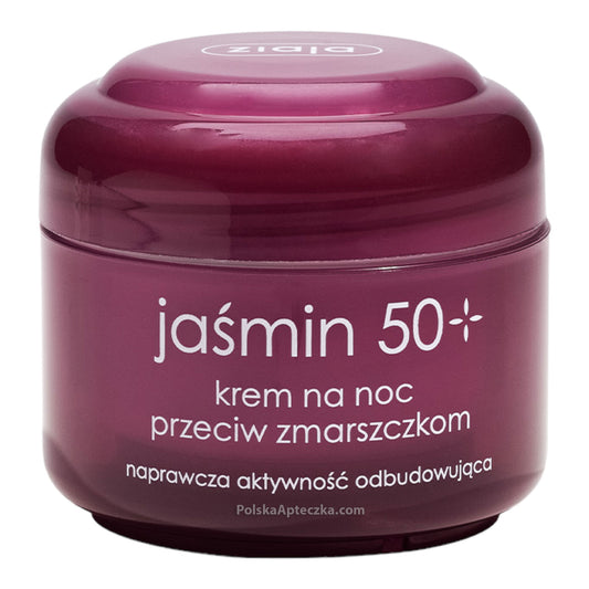 Ziaja, Jasmin 50+ krem na noc przeciw zmarszczkom 50ml