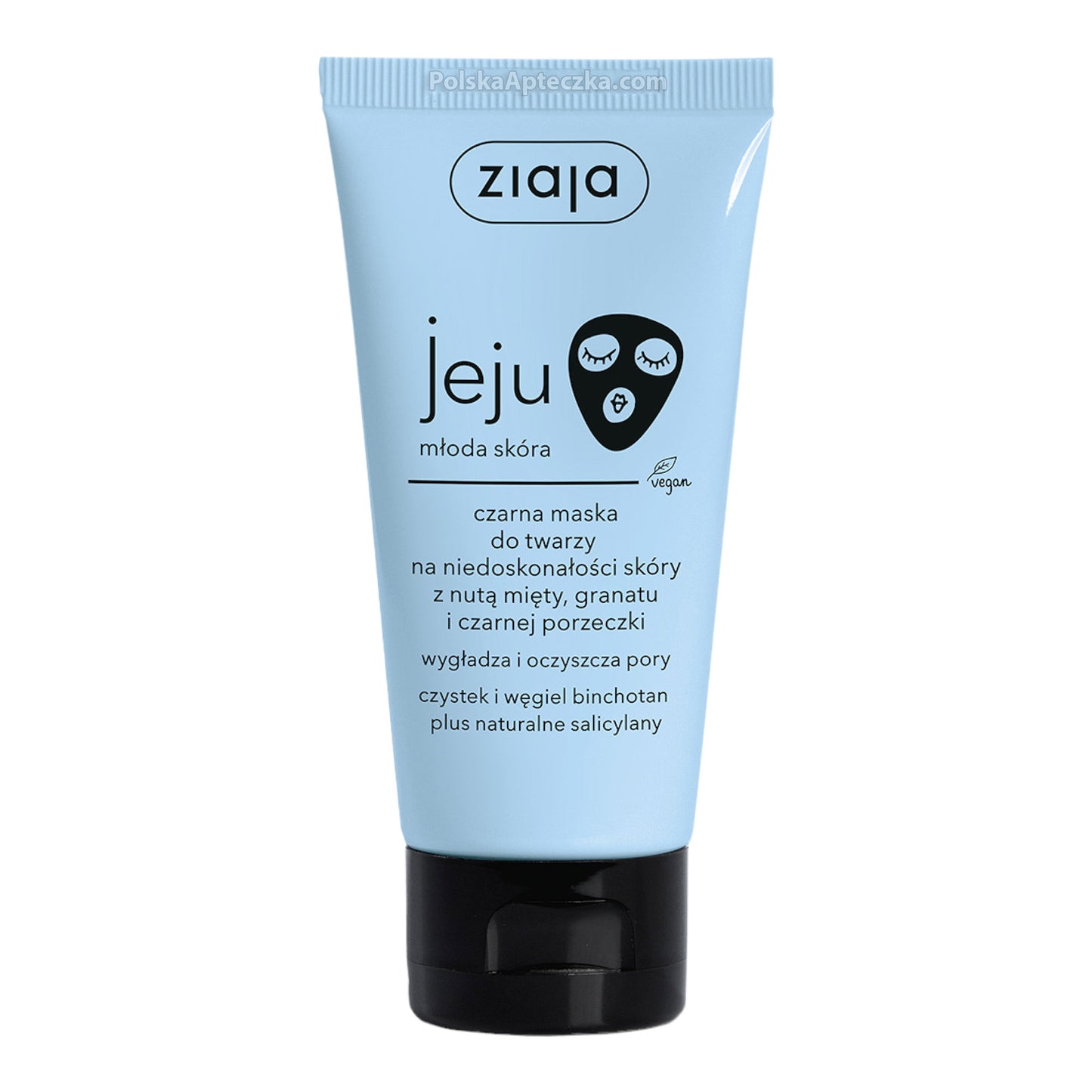 Ziaja Jeju Black Face Mask – Purifying Charcoal Skincare for Young Skin