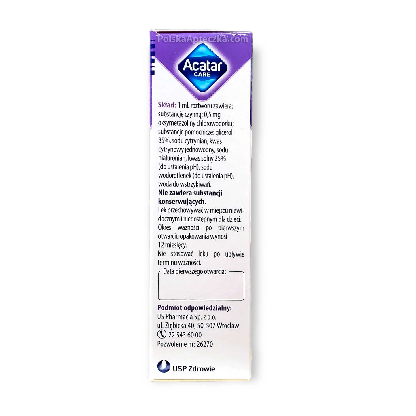 Acatar Care aerozol do nosa, 15ml