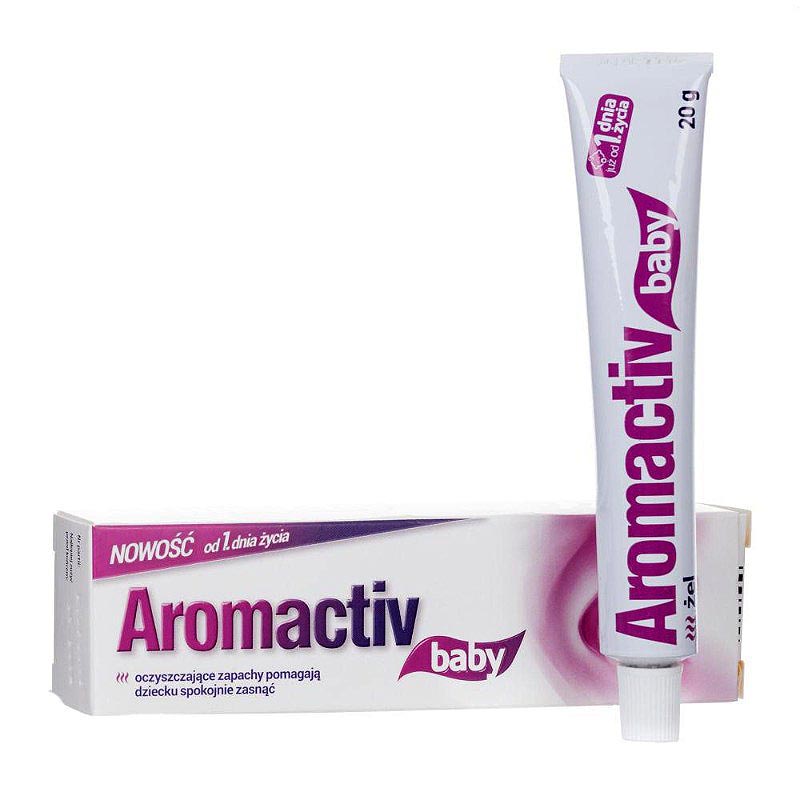 Aromactiv Baby Gel 20g essential oil gel with lavender and thyme to soothe infants and support calm breathing and sleep from day one