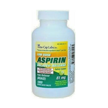 Aspirin 81mg EC, 120 tabletek