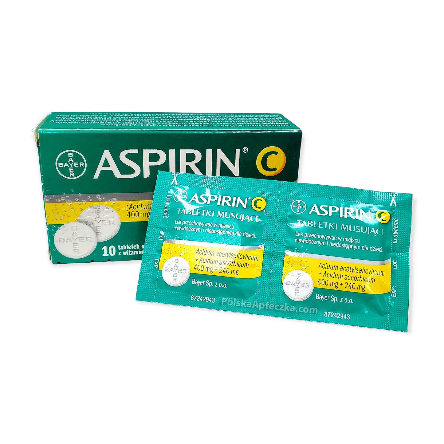 Aspirin C 10 tablets