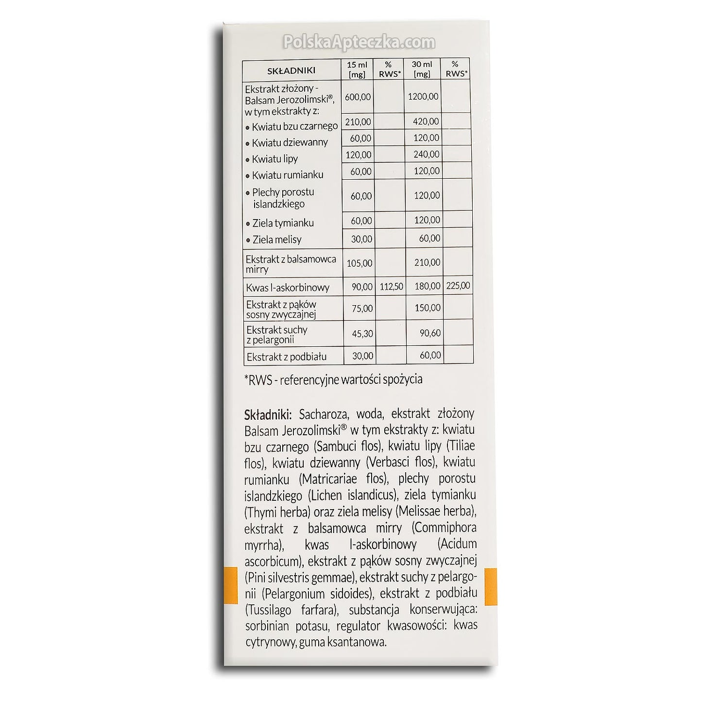 Balsam Jerozolimski FORTE 200ml, Boni Frates Pharmaceutical