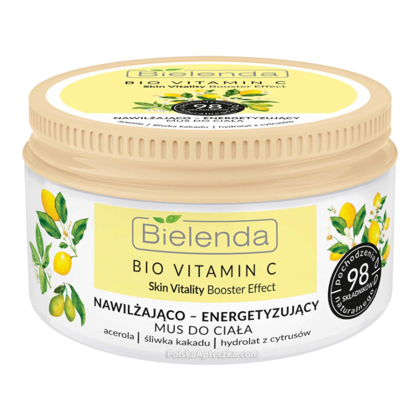 Bielenda, Bio Vitamin C, Nawilżająco - energetyzujący mus do ciała 250 g