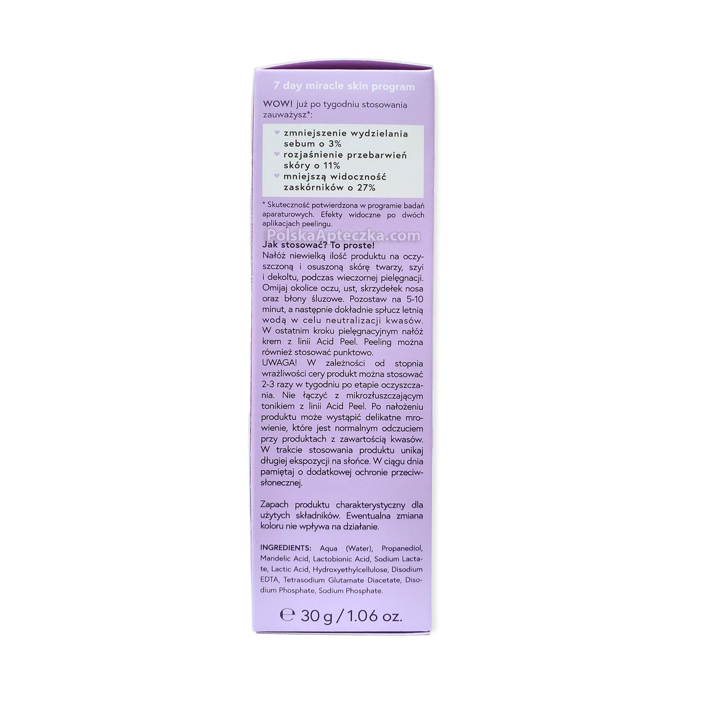 Bielenda, Good Skin, Acid Peel 5-minutowy peeling kwasowo-korekcyjny - kwasy AHA + PHA 30 ml