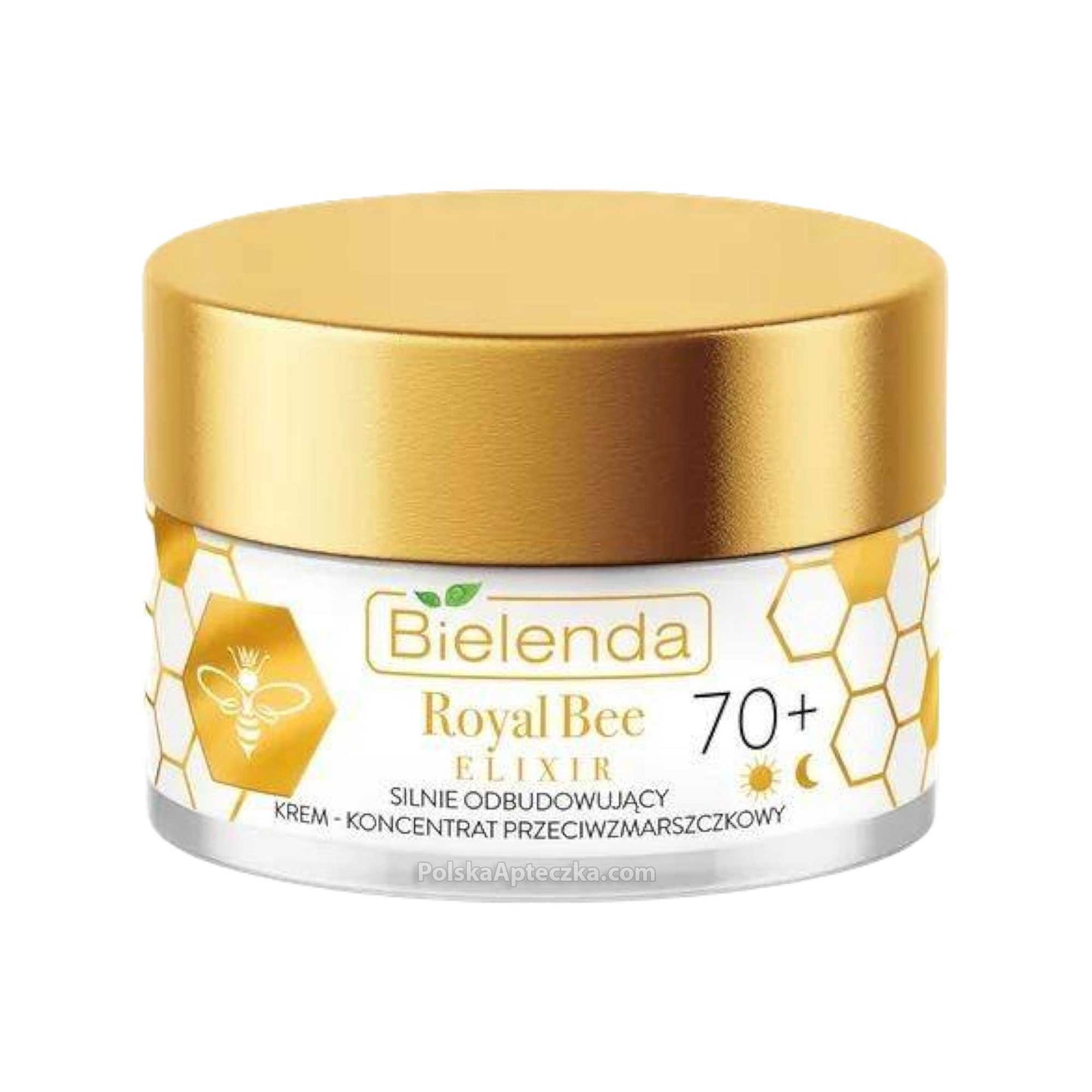 Bielenda, Royal Bee Elixir, 70+ Silnie odbudowujacy krem-koncentrat przeciwzmarszczkowy na dzien i noc 50 g