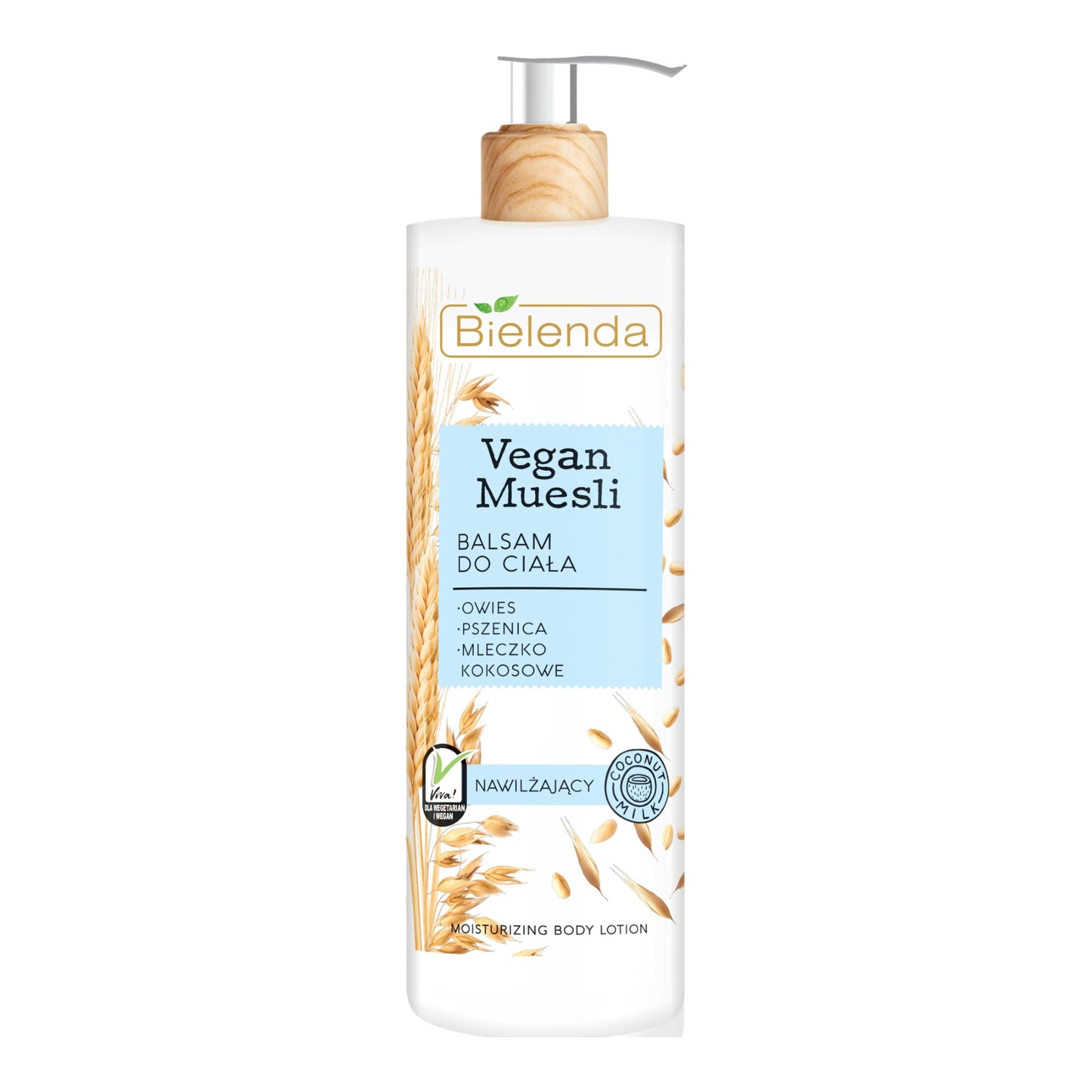 Bielenda, Vegan Muesli, balsam owies, prszenica, mleczko kokosowe 400 ml
