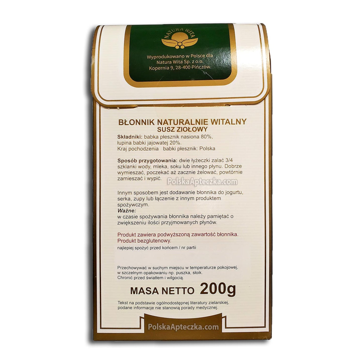 Błonnik Naturalnie Witalny, 200g, Natura Wita