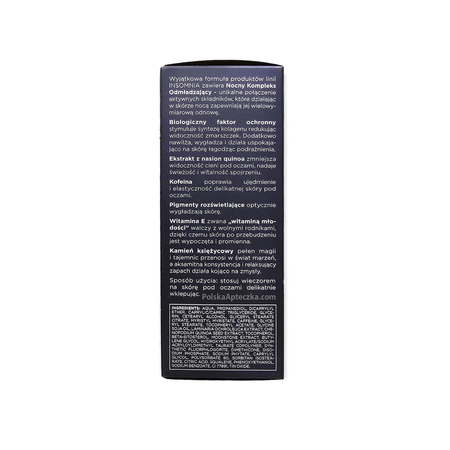 Dermika Insomnia Księżycowy przeciwzmarszczkowy krem pod oczy na noc 15 ml