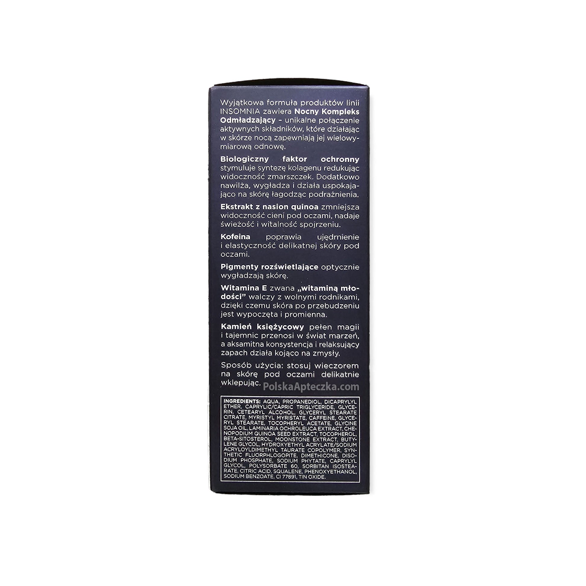 Dermika Insomnia Księżycowy przeciwzmarszczkowy krem pod oczy na noc 15 ml