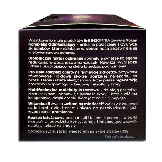 Dermika Insomnia Księżycowy krem ujędrniający 50-60+ 50ml