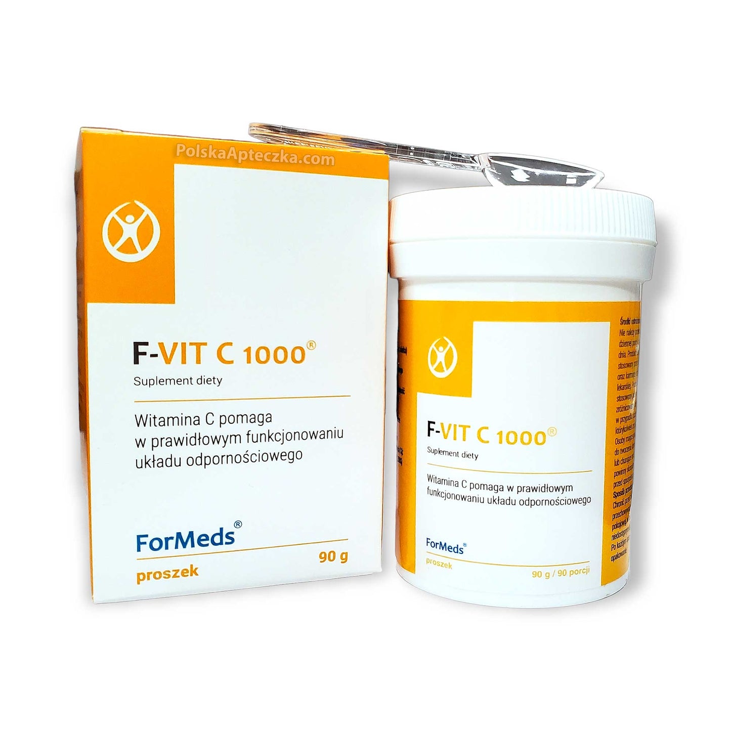 F-Vit C 1000, Lewoskrętna Witamina C Proszek 90g