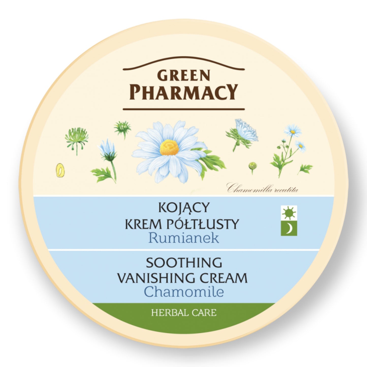 Green Pharmacy, Rumianek kojący krem półtłusty, 150 ml