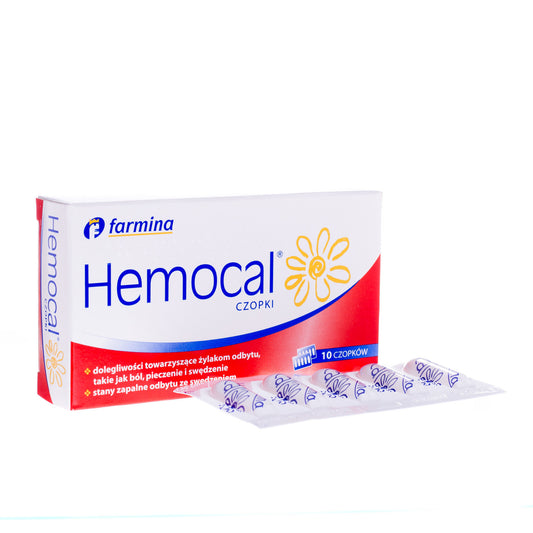 Hemocal czopki 10 czopkow