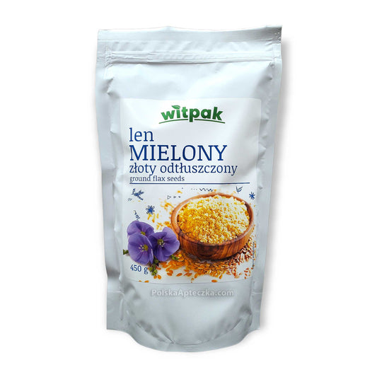 Len Mielony | Golden Ground Flax Seeds, 450 g