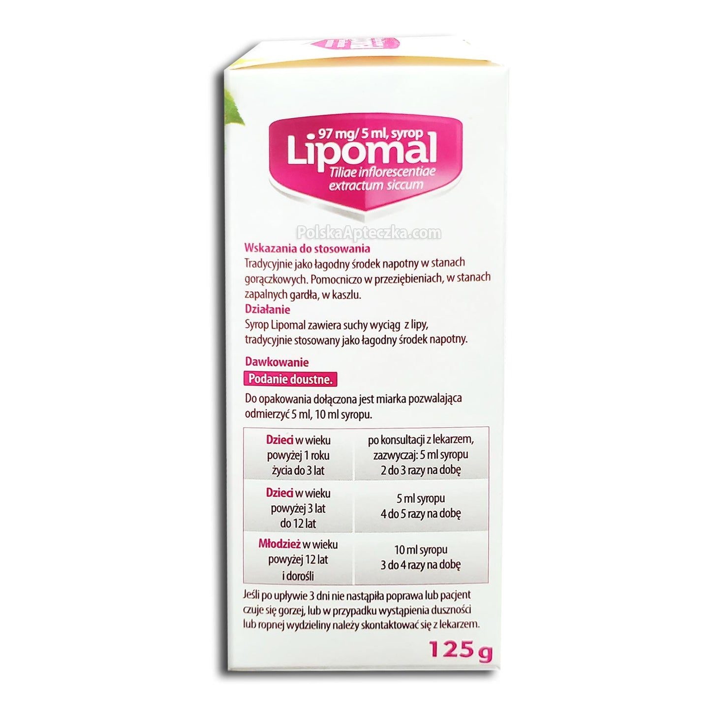 Lipomal syrop 125g, Aflofarm