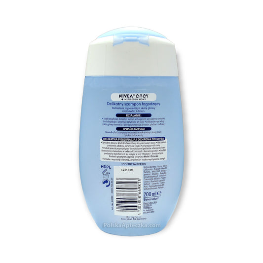 Nivea Baby Delikatny szampon łagodzący 200ml