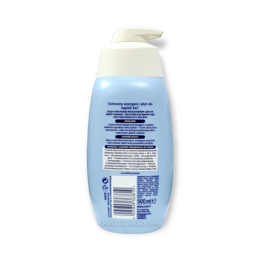 Nivea Baby Ochronny szampon i płyn do kąpieli 2w1 500ml