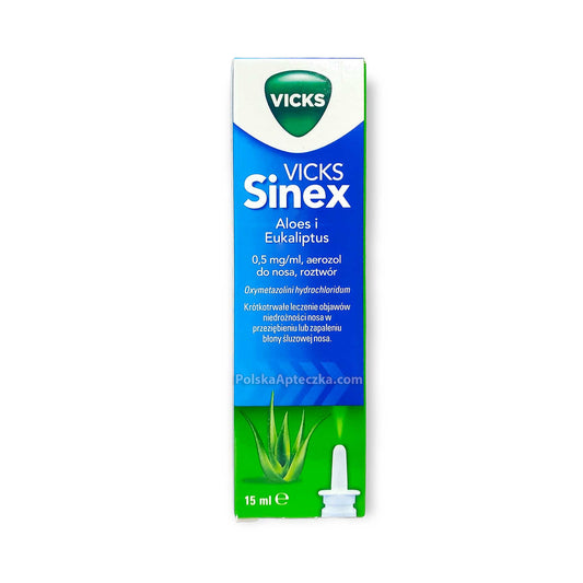 Vicks Sinex Aloes i Eukaliptus aerozol do nosa