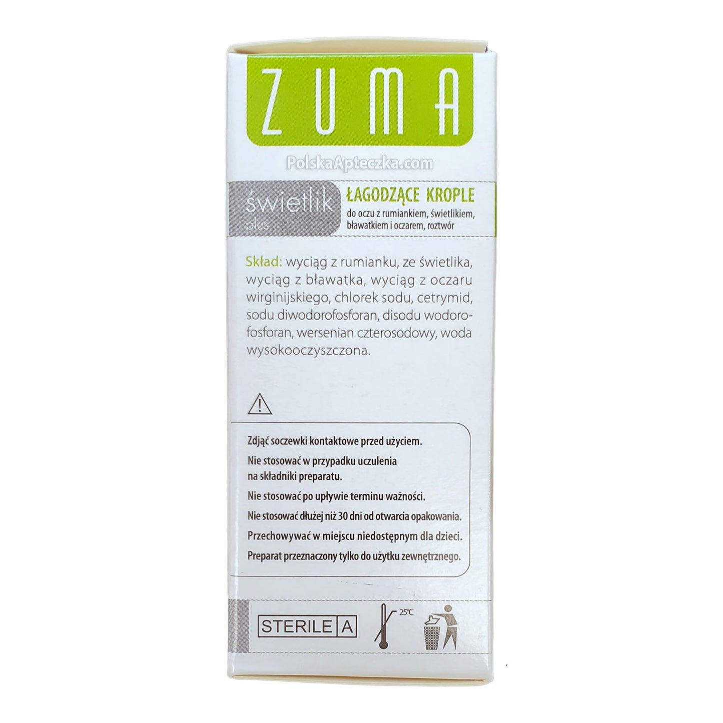 zuma swietlik plus eye drops