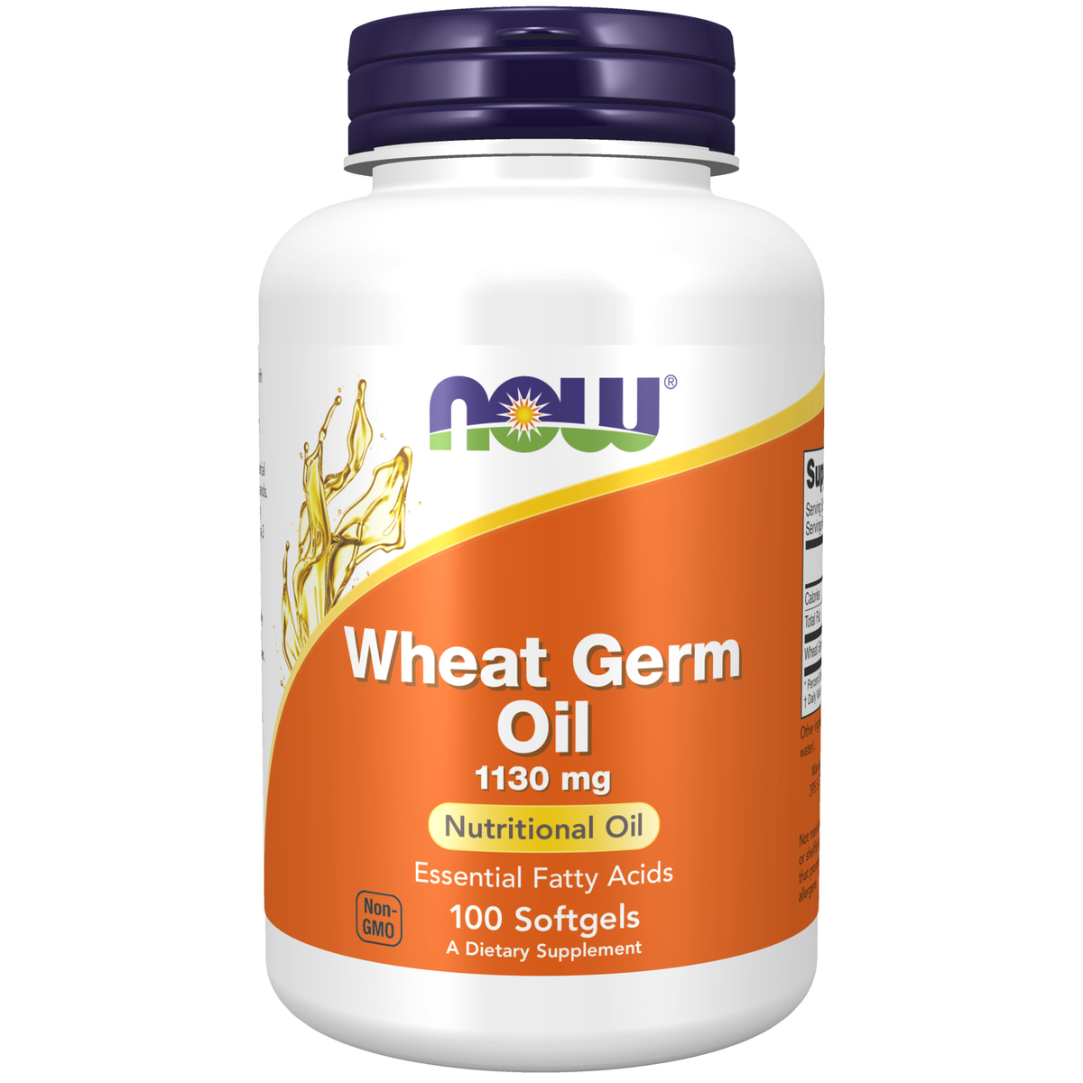 NOW Foods Wheat Germ Oil - 100 Softgels / pszenica zarodki olejek - 100 kapsułek miękkich
