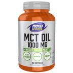 NOW Foods MCT Oil 1000 mg - 150 Softgels / MCT olejek 1000 mg - 150 kapsułek miękkich
