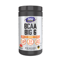 NOW Foods BCAA Big 6 Powder, Watermelon Flavor - 600 g / BCAA Big 6 proszek, Watermelon smak - 600 g