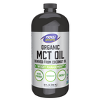 NOW Foods MCT Oil, Organic - 32 fl. oz. / MCT olejek, produkt ekologiczny - 32 fl oz