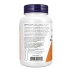 NOW Foods L-Phenylalanine 500 mg - 120 Veg Capsules – Left label / Etykieta producenta