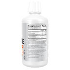 NOW Foods L-Carnitine Liquid 1000 mg, Citrus - 32 fl. oz. – Right label / Etykieta producenta