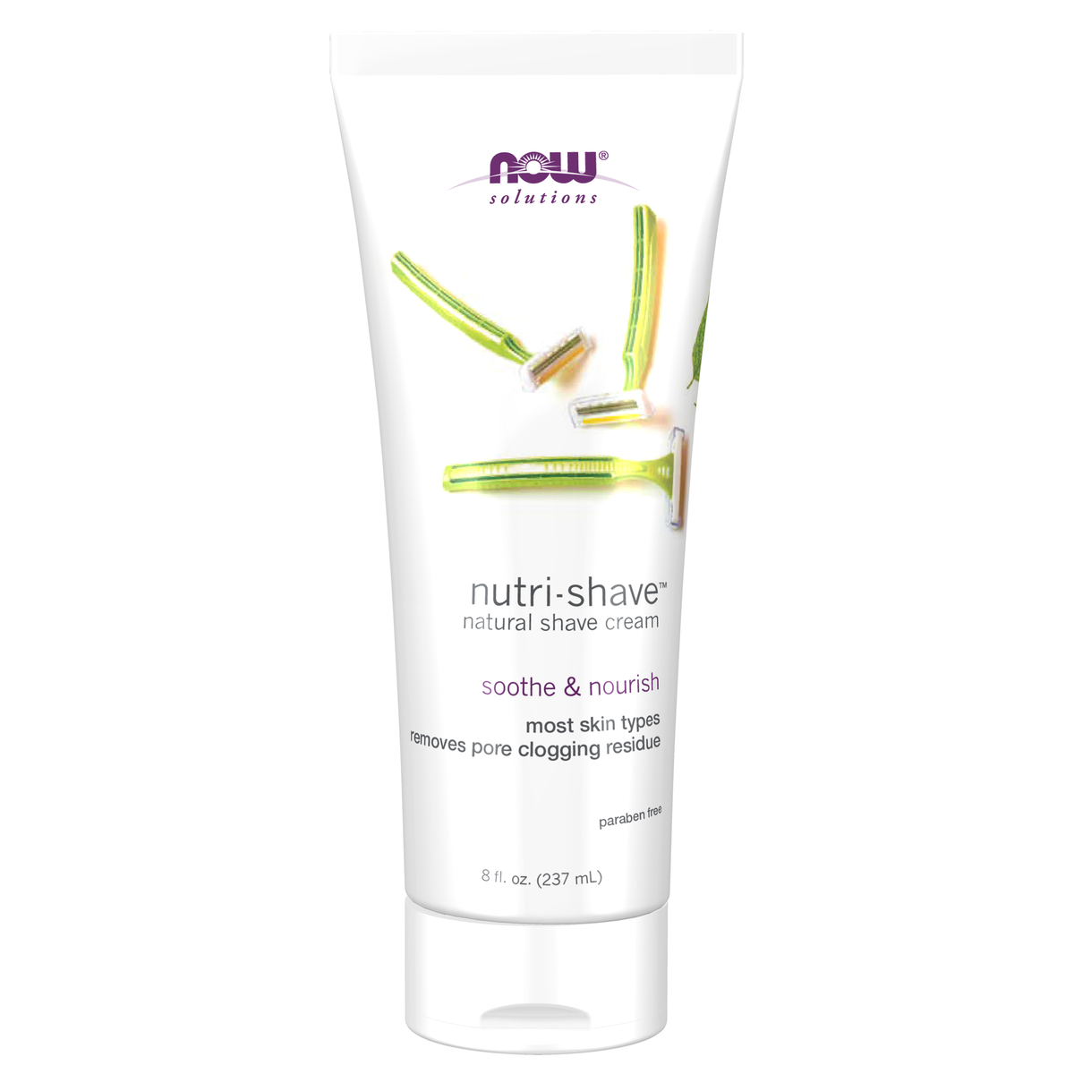 NOW Foods Nutri-Shave™ Shave Cream - 8 fl. oz. / Nutri-Shave™ Shave krem - 8 fl oz