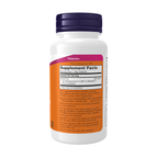 NOW Foods MK-7 Vitamin K-2, Extra Strength 300 mcg - 120 Veg Capsules – Right label / Etykieta producenta