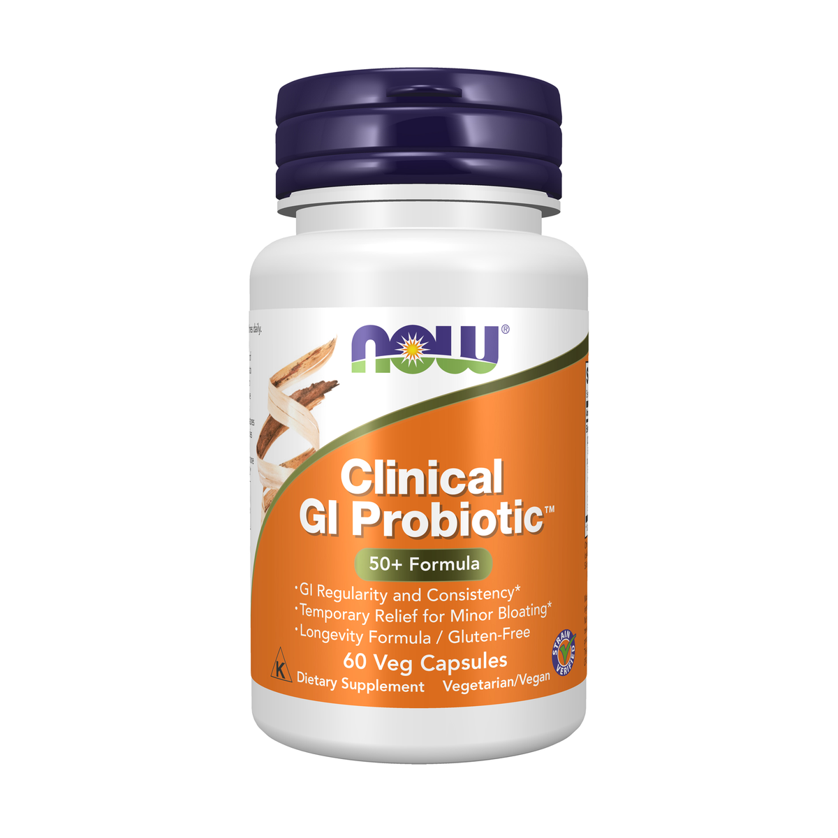 NOW Foods Clinical GI Probiotic™ - 60 Veg Capsules / Clinical GI probiotyk™ - 60 kapsułek roślinnych