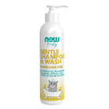 NOW Foods Gentle Baby Shampoo & Wash, Fragrance Free - 8 fl. oz. / Gentle dla niemowląt szampon & Wash, bez dodatków zapachowych - 8 fl oz