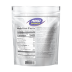 NOW Foods Plant Protein, Organic Creamy Vanilla Powder - 1.2 lbs. – Back label / Etykieta producenta