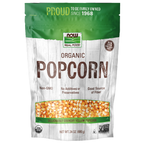 NOW Foods Popcorn, Organic - 24 oz. / Popcorn, produkt ekologiczny - 24 oz.