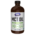NOW Foods MCT Oil Liquid in Glass Bottle - 16 fl. oz. / MCT olejek płyn in szkło butelka - 16 fl oz