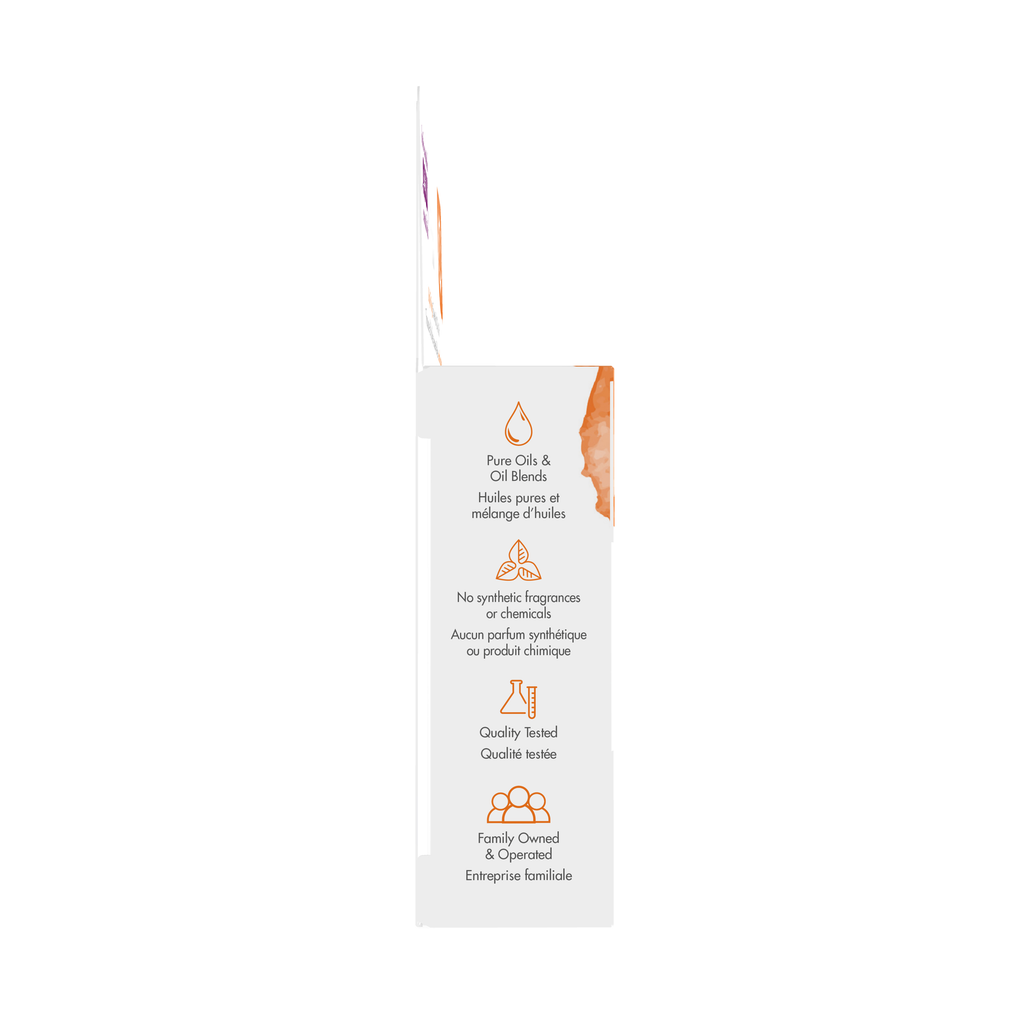 NOW Foods Put Some Pep in Your Step Essential Oils Kit – Left label / Etykieta producenta