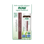 NOW Foods Eucalyptus Essential Oil Blend, Organic Roll-On - 10 mL / eukaliptus mieszanka olejków eterycznych, produkt ekologiczny Roll-On - 10 mL