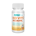 NOW Foods Kid Vits, Juicy Orange - 60 Chewable Tablets / Kid Vits, Juicy pomarańcza - 60 tabletek do żucia