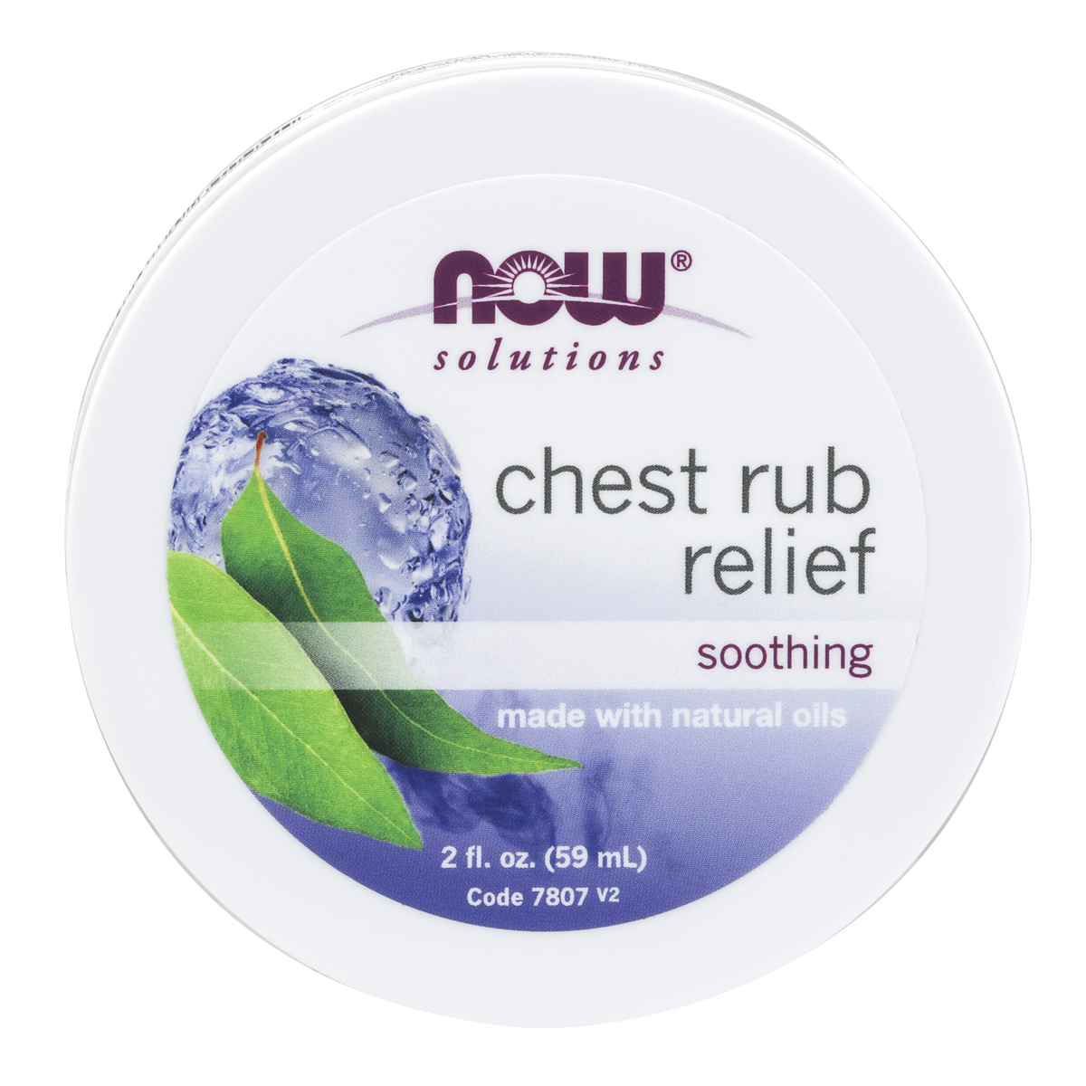 NOW Foods Chest Rub Relief - 2 fl. oz. / Chest Rub Relief - 2 fl oz