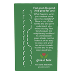 NOW Foods Green Kick™ Tea, Organic - 24 Tea Bags – Label details / Etykieta producenta